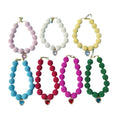 Load image into Gallery viewer, Crystal Heart Colorful Beaded Pearl Dog Necklace - Southlake Paws