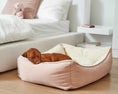 Load image into Gallery viewer, Bowsers Scoop Bolster Dog Bed in harper-stripe
