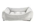 Load image into Gallery viewer, Bowsers Scoop Bolster Dog Bed in allumina