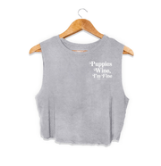 Puppies & Wine 2.0 | Crop Top