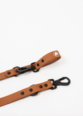 Load image into Gallery viewer, Coco Brown dog leash by The Modern Dog Company, featuring a sleek design with black hardware and a comfortable grip.
