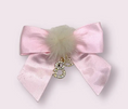 Load image into Gallery viewer, Rhinestone Bunny and Mink Pom Bows