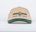 Load image into Gallery viewer, Pup Lux | 5 Panel Hat | Dark Green & Khaki