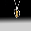Load image into Gallery viewer, Dancing Forever Necklace - 925 Sterling Silver 18k Gold Plated