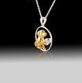 Load image into Gallery viewer, Paw of Promise- 925 Sterling Silver 18k Gold Plated