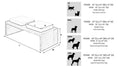 Load image into Gallery viewer, Bowsers Fresco Double Wood Dog Bowl Feeder - Elevated Designer Pet Dining
