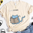 Load image into Gallery viewer, "(STU)DYING" Cat Graphic T-Shirt