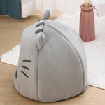 Cute Cat Shaped Cat Bed