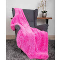 Load image into Gallery viewer, Hello Doggie Shag Throw Handmade blanket