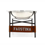 Silver Plate Or Sterling Silver Dog Bowl With Pedestal