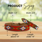 Red Vogue Sambboho dog collar