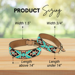 Santorini Sambboho dog collar (made to order)