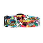 Graffiti Printed Dog Collar