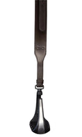 Load image into Gallery viewer, Stable Ride Stirrup Leathers by Southlake Paws feature a sleek brown leather strap with a durable black stirrup attachment.