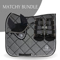 Load image into Gallery viewer, Stardust Grey Saddle Pad Set