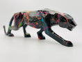 Load image into Gallery viewer, Street Art Cubic Panther Statue