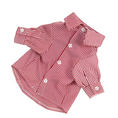Load image into Gallery viewer, Stripe Long-Sleeve Button-Down Dog Dress Shirt - Southlake Paws