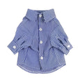 Load image into Gallery viewer, Stripe Long-Sleeve Button-Down Dog Dress Shirt - Southlake Paws