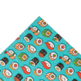Load image into Gallery viewer, Sushi Dog Bandana -Design Faces Up