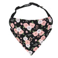 Load image into Gallery viewer, Sweet Rose on Black Dog Bandana