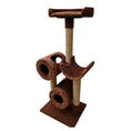 Load image into Gallery viewer, T2PD Deluxe Cat Tower with 2 Cat Tunnel 1 Cat Perch 1 Cat Deck
