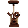 Load image into Gallery viewer, T2PD Deluxe Cat Tower with 2 Cat Tunnel 1 Cat Perch 1 Cat Deck