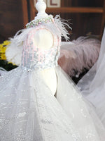 Dog Sequin Princess Queen Gown