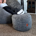 Load image into Gallery viewer, Pouf Footstool - Terry Corduroy
