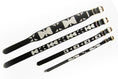 Load image into Gallery viewer, TKC Ebony & Ivory Beaded Dog Collar