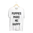 Load image into Gallery viewer, Puppies Make Me Happy Uni-Sex Shirt | Present for Dog Lovers