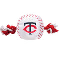 Load image into Gallery viewer, Minnesota Twins Nylon Baseball Rope Toy