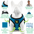 Load image into Gallery viewer, EcoBark Step In Dog Harness - XXXS to Small Breeds- Reflective Soft Mesh Harness for Teacup, Small Dogs and Puppies / Teal