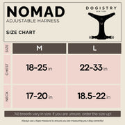 The NoMad Adjustable Luxe Harness - Denim