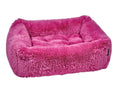 Load image into Gallery viewer, Bowsers The Franklin Faux Fur Orthopedic Dog Bed in cherry-blossom