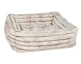 Load image into Gallery viewer, Bowsers The Franklin Faux Fur Orthopedic Dog Bed in fawn