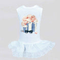 Load image into Gallery viewer, Tiffanies Blossom Dog Dress Cotton Handmade Handmade in the USA Pet Dress - Designer Dog Clothes from Southlake Paws