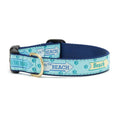 Load image into Gallery viewer, Up Country To the Beach Cast Brass Dog Collar