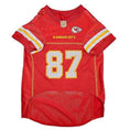 Load image into Gallery viewer, Travis Kelce Chiefs NFL Dog Jersey - Official Football Pet Fan Apparel