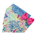 Load image into Gallery viewer, Tropical Miami Yellow Bandana Dog Collar With Bow - Southlake Paws