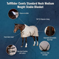 Load image into Gallery viewer, TuffRider Comfy Standard Neck Medium Weight Stable Blanket- 1200D, 200GSM - image 7