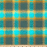 Turquoise Luxe Plaid