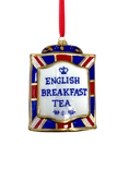 Load image into Gallery viewer, Union Jack Tin Glass Ornament - Southlake Paws