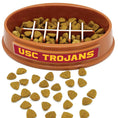 Load image into Gallery viewer, USC Football Slow Feeder Bowl