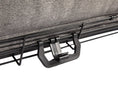 Load image into Gallery viewer, Southlake Paws All in 1 Crate Kit Set features a close-up of a secure latch on a wire crate, showcasing its sturdy design.