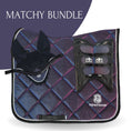 Load image into Gallery viewer, Ultraviolet Saddle Pad Set