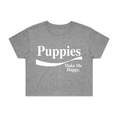 Load image into Gallery viewer, Enjoy Puppies Make Me Happy Crop Top | Gift for Dog Lovers