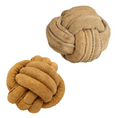 Load image into Gallery viewer, Huggle-Hide® Natural Leather Ball Dog Toy, 2 Pack - image 4