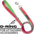 Load image into Gallery viewer, EcoBark Watermelon Dog Leash- Padded Comfort Grip Leash - 4ft, 5ft, and 6ft Leash for Small and Medium Dogs