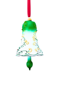 Load image into Gallery viewer, Verdant Bell Glass Blown Ornament