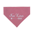 Load image into Gallery viewer, Valentines Day "Free Kisses" Dog Bandana